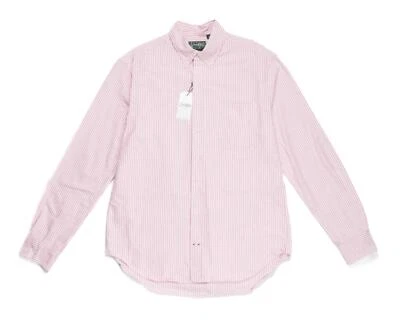 Gitman Vintage $265 NWT Berry Stripe 100% Cotton Button Down Oxford Shirt S - Image 1 of 4