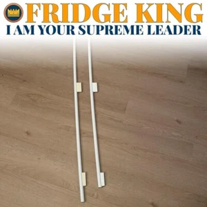 1457999 1453029 Westinghouse fridge freezer WHITE door handle - WSE6070 WSE6100 - Picture 1 of 2