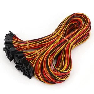 Conector de cable de puente Dupont 50 piezas de 3 pines hembra a hembra 70 cm 2,54 mm 26 AWG - Imagen 1 de 4
