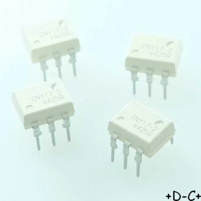 CNY172VM Optocoupler DC-IN 1-CH Transistor DC-OUT DIP-6 ONS RoHS (lot de 4) - Photo 1/2