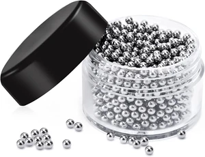 1000 PCS Decanter Cleaning Beads, 304 Stainless Steel Cleaning Balls for Glasswa - Picture 1 of 12