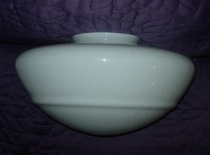 ART DECO  CEILING LIGHT SHADE GLOBE  STREAMLINE LOW PROFILE  VINTAGE  - Picture 1 of 5
