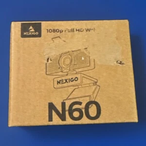 NexiGo N60 1080P Webcam with Microphone, Adjustable FOV, Zoom, Software Control - Picture 1 of 4