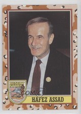 1991 Topps Desert Storm Hafez Assad #187 0q1p