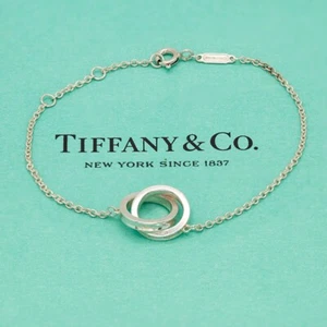 Tiffany & Co. 1837 Silber ineinandergreifende Kreis Kette Armband (20356-NRXH) - Bild 1 von 11