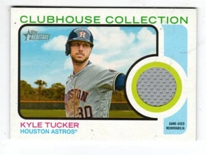 2022 Topps Heritage #CCR-KT Kyle Tucker Clubhouse JerseyRelic, Nr-Mt Condition! - Picture 1 of 2