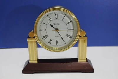 Reloj de escritorio Bolova de madera y metal Foto 1 de 4