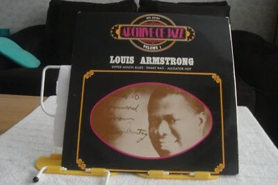 A2-LOUIS ARMSTRONG‎–Archive of Jazz Volume 1–FRENCH LP-NM-1969-MONO-BYG - Image 1 of 2