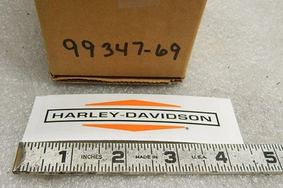 Vintage bar shield Decal Sticker Harley OEM Panhead Shovelhead sportster AMF 60' - Изображение 1 из 2