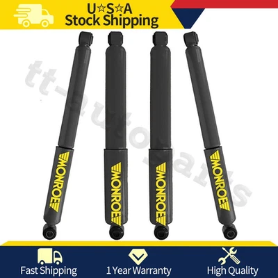Monroe Shock Absorber Front Rear Shocks Fits 1963 1964 1965 1966 Chevrolet C50 - Image 1 of 4