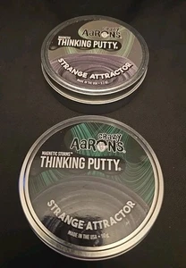Aaron’s Crazy Thinking Putty Strange Attractor ~ Large 3,2oz LOT OF 2  - Bild 1 von 4
