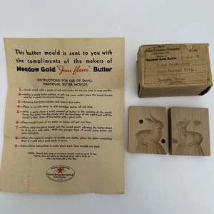 Wiesengold Butterform "Juni-Geschmack" 1926 mit Versandkarton postmarkiert Stempel - Bild 1 von 7