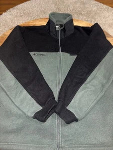 Columbia Full Zip Fleece Jacket multicolored Men’s Large Soft Warm Outdoor - Picture 1 of 8