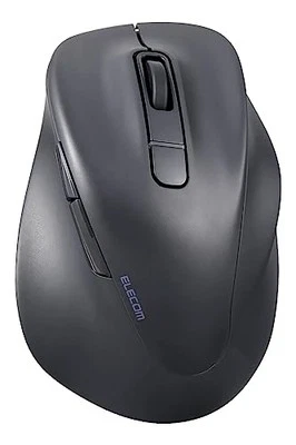 ELECOM Bluetooth Wireless Ergonomic Shape Mouse  Silent Click  Right Hand - Image 1 of 4