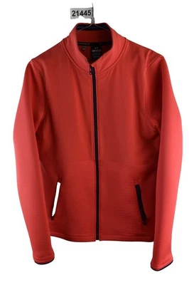 UNDER ARMOUR Golf Red Jumper size S Womens Full Zip Casual Outdoors Outerwear - Image 1 of 4