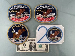 APOLLO 11 20th Anniversary Embroidered Patch Bundle - Picture 1 of 6