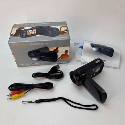 Emerson EVC1120 Digital Camera Camcorder HD Video w/ 8GB SD Memory TESTED WORKS - Image 1 of 4