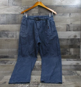 Gramicci Pants Mens Small Blue Elastic Waist Belted Outdoor Climbing Casual USA - Picture 1 of 13