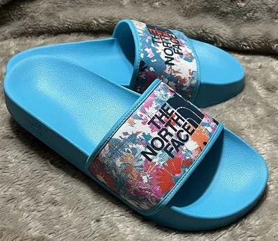 NUEVO The North Face Base Camp III Toboganes Turquesa Floral NF0A4OAV Mujer Talla 6 Foto 1 de 4