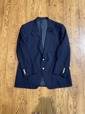 Chaqueta Blazer Lacrosse Para Hombre Vintage Talla 50L Azul Hecha en EE. UU. Foto 1 de 4