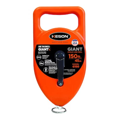 Keson G150 Chalklinereel, 24oz, trenzado, 150 ftl Foto 1 de 2