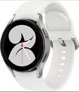 Samsung Galaxy Watch4 SM-R860 40mm Bluetooth Smartwatch White Silver READ DESCRI - Zdjęcie 1 z 4