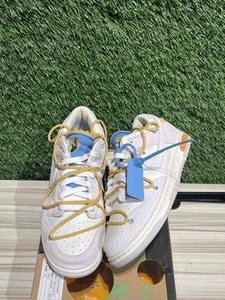 Size 9M/10.5W - Nike Dunk Low Off-White Lot 34 Sz 9 DJ0950-102 - Picture 1 of 5