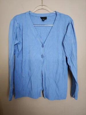 Cárdigan azul Dialogue para mujer talla XL Foto 1 de 4