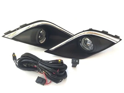 Front FOG LAMP LIGHTS Covers one Set LH+RH fits Mitsubishi Outlander 2016- - Image 1 of 4