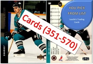 1994-95 Upper Deck 94 cartes de hockey UD NHL (351- 570) - à choisir dans la liste - Photo 1 sur 407