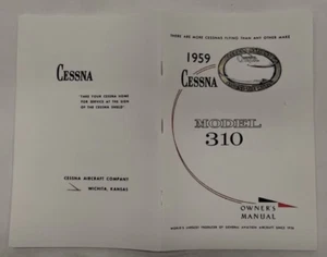 Cessna 1959 Model 310C Owner's Manual-Reproduction - Bild 1 von 20