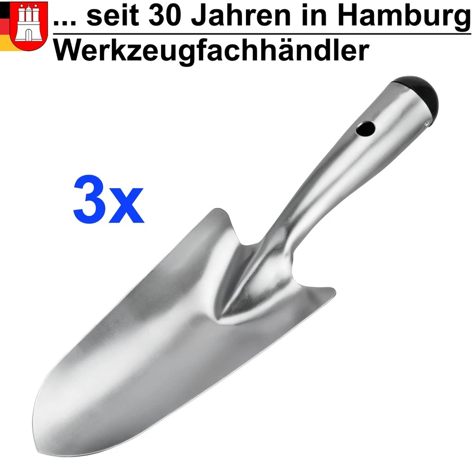 3 Blumenkelle Handschaufel Pflanzkelle Pflanzschaufel Gartenkelle Gartenschaufel - Bild 1 von 1