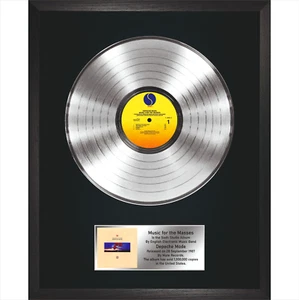 Depeche Mode - Música para las masas / LP Platino 12" / Recuerdo en marco negro - Imagen 1 de 6