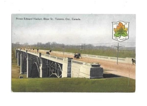 VTG Postcard Prince Edward Viaduct Boor St Toronto Ontario Canada - Picture 1 of 2