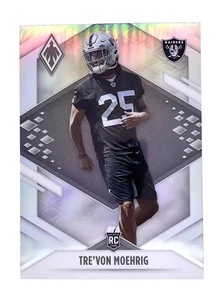 2021 Panini Phoenix Silver #163 Tre'Von Moehrig Las Vegas Raiders - Picture 1 of 2