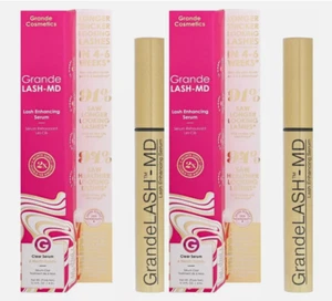 USA GrandeLASH-MD Lash Enhancing Clear Serum EXP:12/26 6+6 Month Supply(4ml+4ml) - Picture 1 of 1