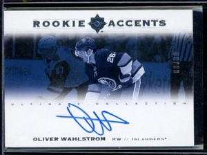 2019-20 Ultimate Collection Rookie Accents Autographs #RAOW Oliver Wahlstrom /99 - Picture 1 of 1