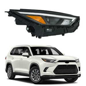 Headlight Assembly For Toyota Grand Highlander XLE 2024 w/o LED DRL Right Clear - Picture 1 of 13