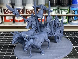 28mm Highland Miniatures Transilvanya Corpse Cart Fantasy - Bild 1 von 7