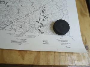 Rising Sun MD / PA map of flood prone areas circa 1973 US Dept of the Interior - Picture 1 of 2