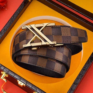 New High End black Leather Automatic Buckle Stylish Belt for Trousers business - Picture 1 of 7