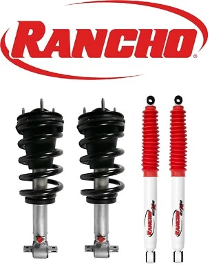 Rancho Quicklift Leveling Strut + RS5000X Shocks 07-13 Silverado Sierra 1500 4WD Foto 1 de 4
