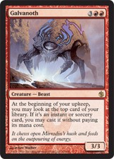 MTG magic cards 1x x1 Light Play, English Galvanoth Mirrodin Besieged