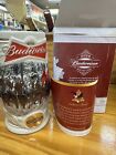 2014 Budweiser Holiday Stein w/ Certificate of Authenticity and Original Box