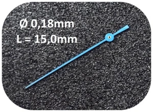 Segundero 0,18 mm AZUL L = 15 mm - centro segunda mano AZUL - 18KR - Imagen 1 de 7