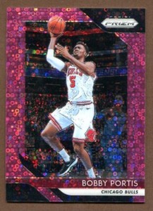 Bobby Portis 2018-19 Panini Prizm Fast Break Pink Prizm 07/50 #140