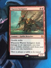 Warren Instigator - Duel Deck Foil - Mtg Magic Card