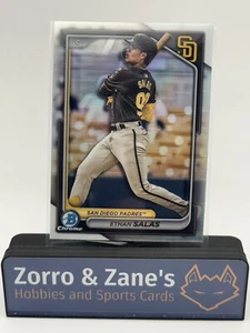 Ethan Salas 2024 Bowman Draft Chrome #BDC-140 REFRACTOR San Diego Padres - Picture 1 of 2