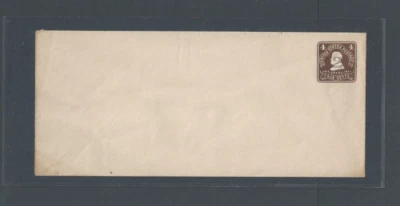 U462 4c Brown Revalued To 2c Mint Entire Size 21 Die 108 Wmk 14 Cats--- - Image 1 of 2