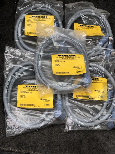 Turck WSC WKC 5711-1M 5 Pin Make Cable. Quantity Of 5. | eBay